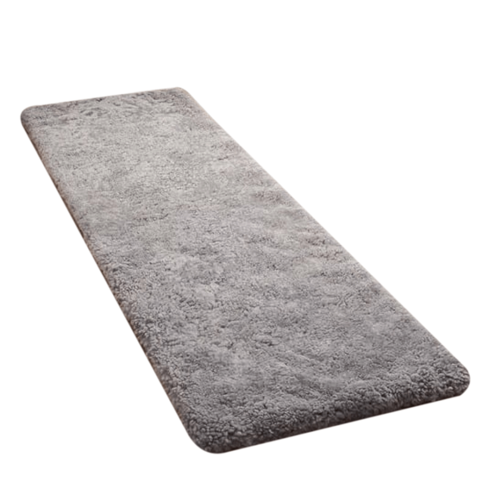 พรม MJHOMEDESIGNS BEDSIDE CARPET 78 ขนาด 80*150 ซม. เทา NO.1